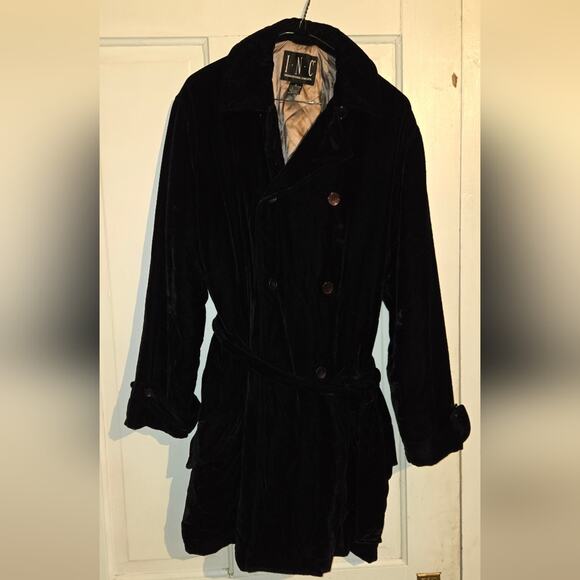 INC International Concepts vintage velvet trench, size M - Picture 1 of 5